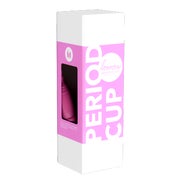 «Period Cup» (Größe M) pinke Menstruationstasse aus Latex (1 Stück) 1 St