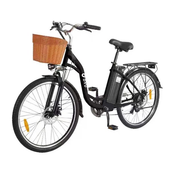 DYU C6 City-Elektrofahrrad mit Korb und 36V 12,5Ah Akku 1 St