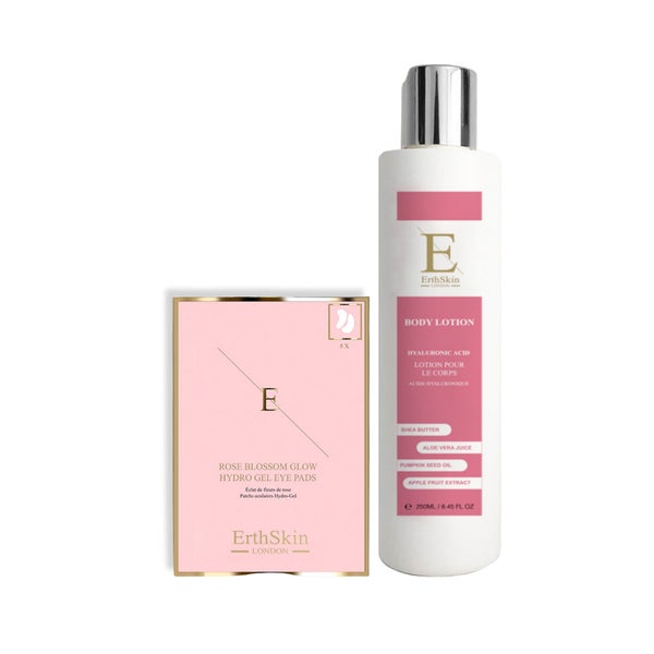Körperlotion+ Rose Blossom Augenpads Set 1 St