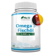 Nu U Nutrition Omega 3 Fischöl 365 St
