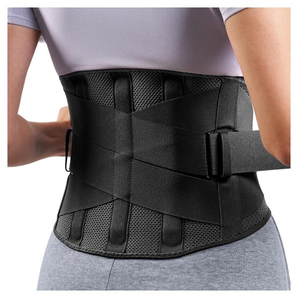 FREETOO Rückenbandage rückenstützgürtel Damen Herren M Schwa 1 St