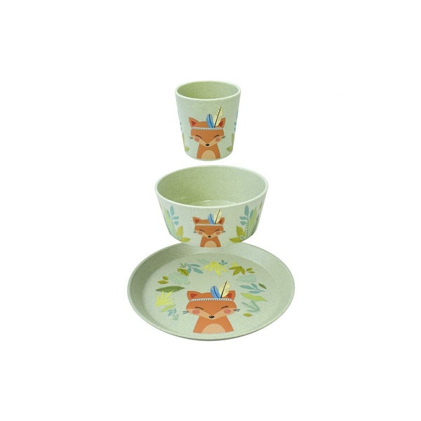 KOZIOL Kindergeschirr "Fuchs Harry" 1 St
