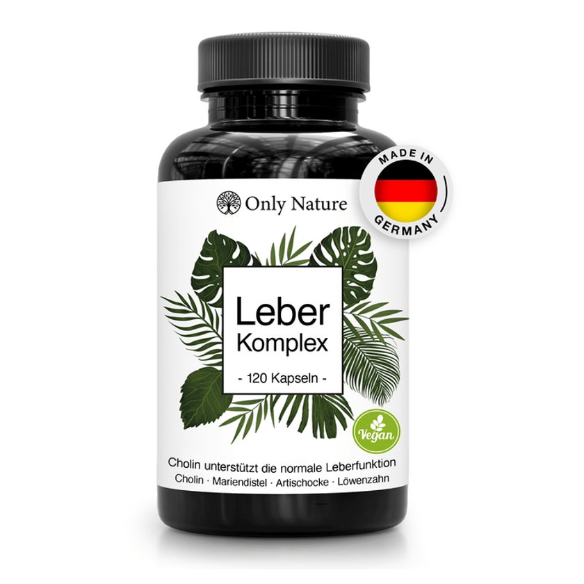 Only Nature Leber Kapseln – Mariendistel + Cholin 120 St
