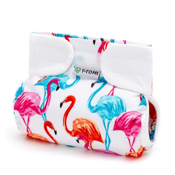 T-TOMI Spreizhose Klettverschluss Flamingo 3-6 kg 1 St