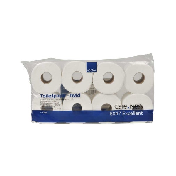 Abena Care-Ness Excellent Toilettenpapier 3-lg, 8 Stück
