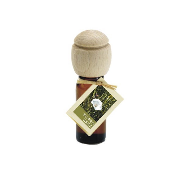 Traumduft Piccolino Blumenwiese Duftöl – Handgefertigt, ätherische Öle, Buchenholzverschluss 10 ml