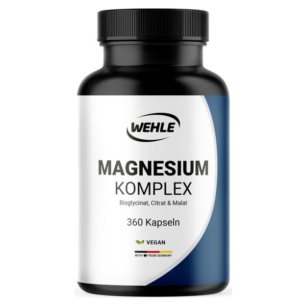 Magnesium 3-Fach Komplex - 360 Kapseln - Wehle 360 St