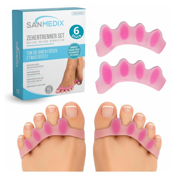Sanmedix® Zehenspreizer für alle Zehen Gr.36-41 6 St