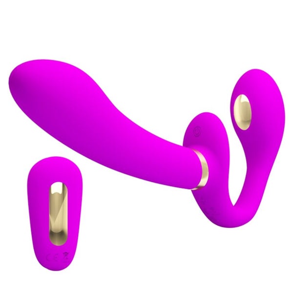 Pretty Love - Thunderbird Doppelter Strap-on-vibrator 1 St