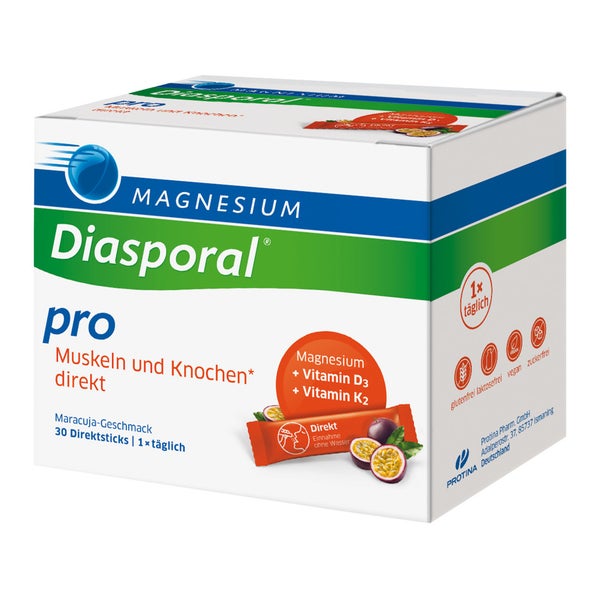 Magnesium Diasporal Pro Muskeln und Knochen direkt 30 St