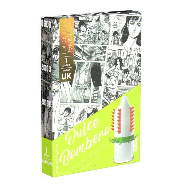 Dulce Bombero 1 Spezialkondom mit farbigen Stacheln (1 Kondom) 1 St