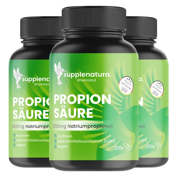 supplenatura® Propionsäure Kapseln (Natriumpropionat E281) 630 St