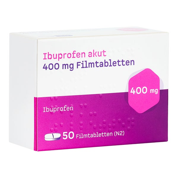 Ibuprofen akut 400 mg Filmtabletten 50 St
