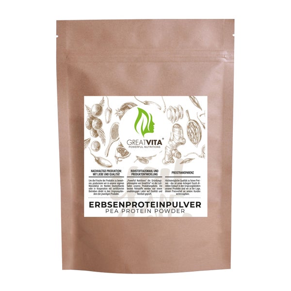 GreatVita Erbsenprotein Pulver 400 g