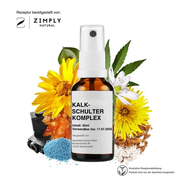 Zimply Natural KALKSCHULTER KOMPLEX - Pflanzbasierte Rezeptur 30 ml