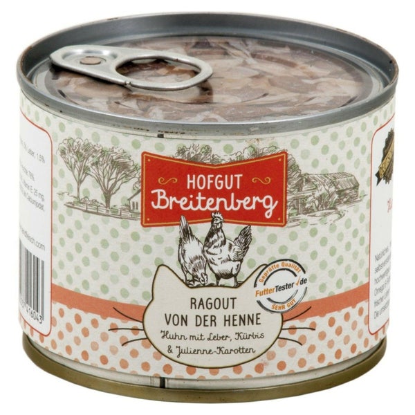 Hofgut Breitenberg Cat Ragout von der Henne Huhn 2,16 kg