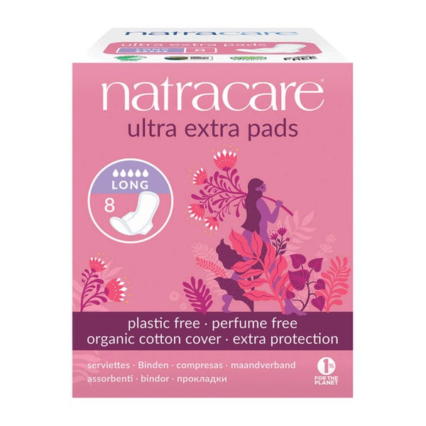 Natracare - Ultra Extra Damenbinden Lang 8 St