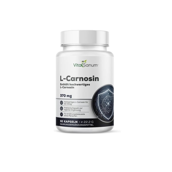 VitaSanum® – L-Carnosin – 370 mg – 60 vegane Kapseln 60 St
