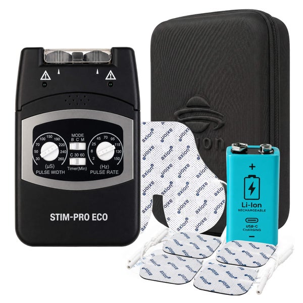 axion® TENS Gerät STIM-PRO Eco mit 9V Block Li-Ion Akku 1 St