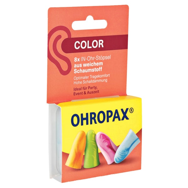 Ohropax Color Schaumstoff In-ohr Stöpsel 8 St