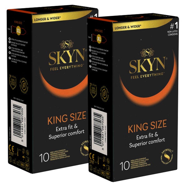 «King XLarge» 20 Kondome, latexfrei aus Polyisopren, 56 mm (20 Kondome) 20 St
