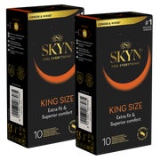 Produktabbildung: «King Size» Doppelpack, latexfreie XXL Kondome (20 Kondome) 20 St