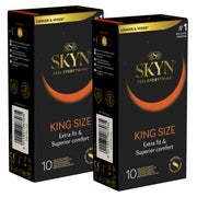 «King XLarge» 20 Kondome, latexfrei aus Polyisopren, 56 mm (20 Kondome) 20 St
