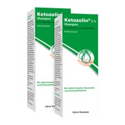 Produktabbildung: Ketozolin 2% Shampoo Doppelpack 2X120 ml