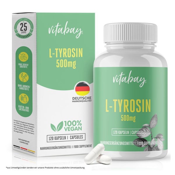 Vitabay L-TYROSIN 500mg 120 St