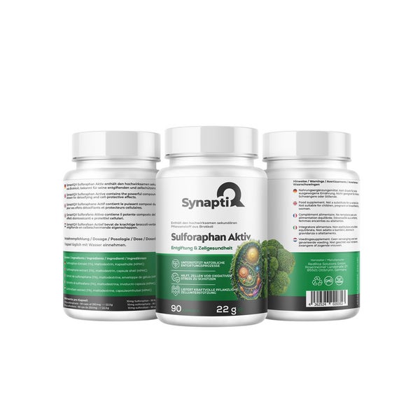 SynaptiQ® - Sulforaphan Aktiv – Entgiftung & Zellgesundheit 22 g