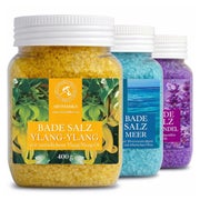 AROMATIKA Badesalz Set Lavendel - Meeresbrise - Ylang-Ylang 1 St