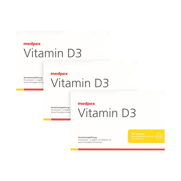 medpex Vitamin D3 Tabletten Trio 3X100 St