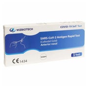 WizBiotech COVID-19 Antigen Schnelltest + Gratis Nanovio FFP2 20 St
