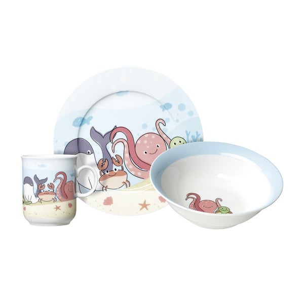 RITZENHOFF & BREKER Kindergeschirrset "Unterwasserwelt" 3-teilig 1 St