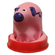 Scherzkondom «Schweinchen» – Handbemalt, Glücksbringer (1 Stück) 1 St
