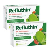 Produktabbildung: Refluthin b. Sodbrennen Minzgeschmack 2X48 St