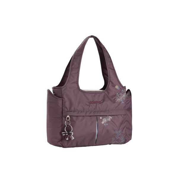 Wickeltasche / Handtasche Tote Bag mit großem Innenraum und zwei Taschen an den Seiten