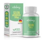 Selen 200 µg Hochdosiert+vegan Tabletten 180 St