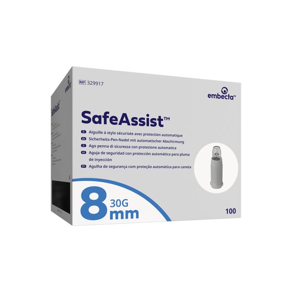 Safeassist Sicherheits-pen-nadel 8 Mm 100 St