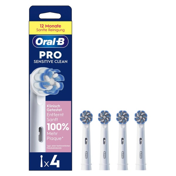 Oral B Pro Sensitive Clean Aufsteckbürsten 4 Stück 4 St