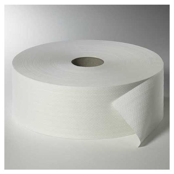 Fripa 6 Rollen Toilettenpapier, 2-lagiges Tissue Ø 26,5 cm · 420 m x 10 cm weiß "Maxi Rollen" Großrolle 2520 m