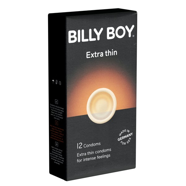Extra Thin – 12 ultra-dünne Premium-Kondome, 52 mm breit (12 Kondome) 12 St
