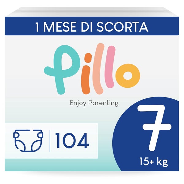 Pillo Windeln Größe 7 XXL 15+ Kg 104 St