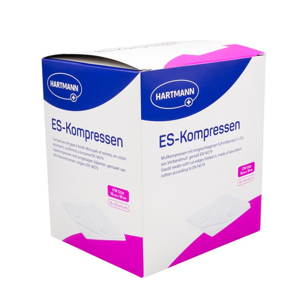 Es-kompressen Steril 10x10 Cm 12fach Großpackung 10X10 St