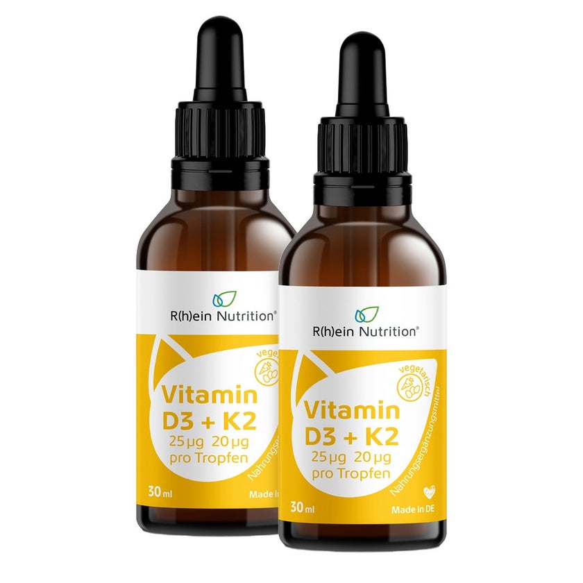 Vitamin D3+K2 Tropfen Doppelpack 2X30 ml