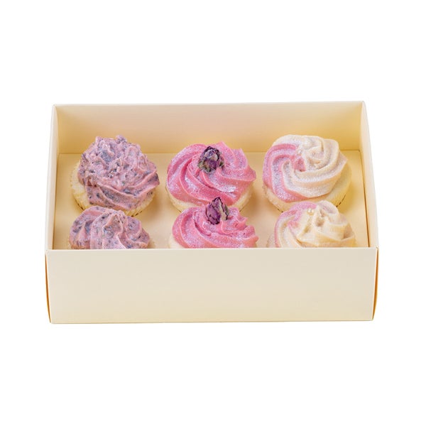 GREENDOOR Geschenk Set Badecupcake Frozen Rose 300 g