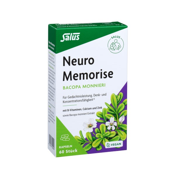 Salus Neuro Memorise Bacopa monnieri Kapseln 60 St