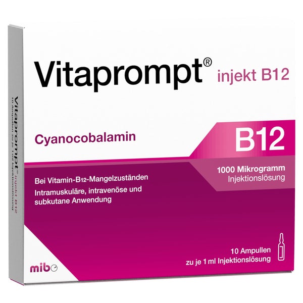 Vitaprompt Injekt B12 1000 µg Injektionslösung 10X1 ml