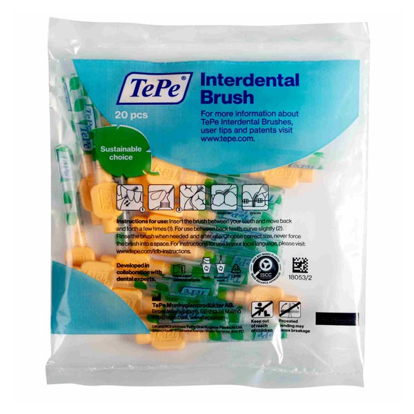 TePe Interdentalbürsten Extra Soft, Orange, ISO Größe: 1 20 St