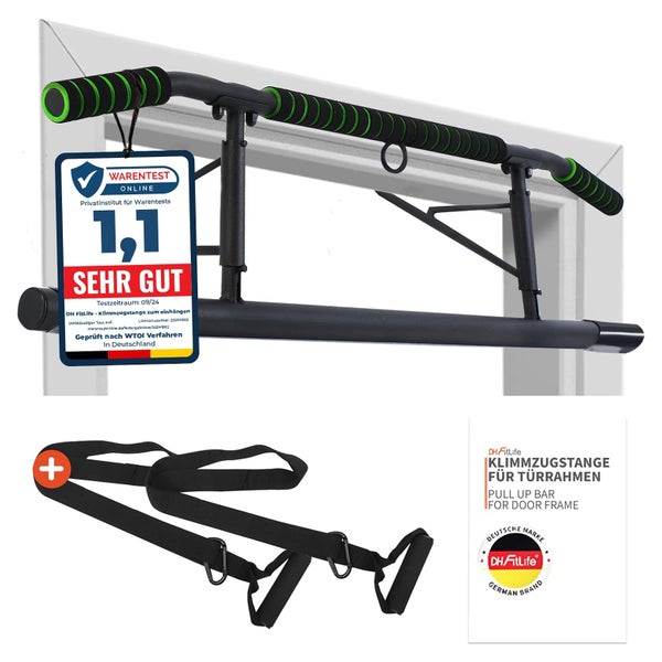 DH FitLife klappbare Klimmzugstange Türrahmen ohne Schrauben 1 St